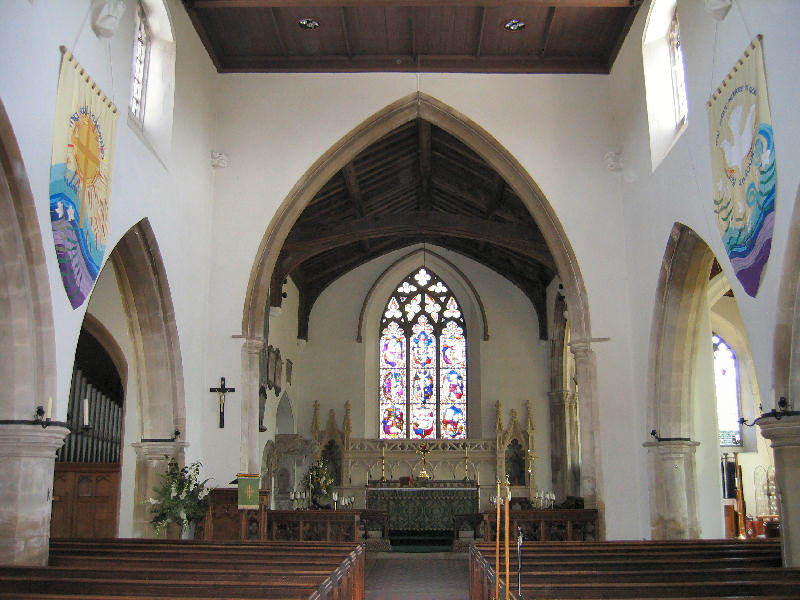 Bures Church St mary the Virgin Interior